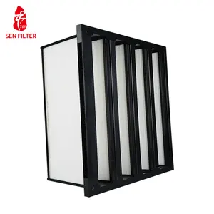 W-shaped plastic frame galvanized frame large air volume high-efficiency air filter fresh air conditioner