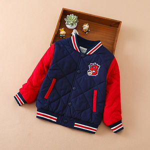 Chaquetas Bomber de Alta Calidad Estilo Occidental para Niños de 3 a 12 Años, Bordadas con Diseño Argyle, Resistentes al Viento y Ecológicas, para Otoño - Product Image 3