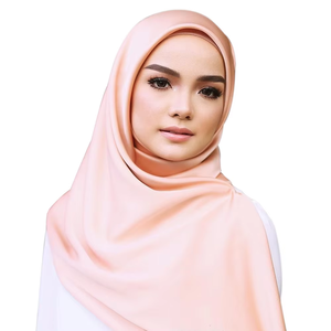 Wholesale Satin <strong>Silk</strong> <strong>Scarf</strong> for <strong>Women</strong> Foulard Luxury Brand 90cm Bandana Solid Color Square Shawl Plain Malaysia Head Hijab <strong>Scarf</strong> - Product Image 2