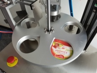 Machine de scellage rotative automatique électrique écologique pour sandwichs, capsules de café, pots, scelleuse à film