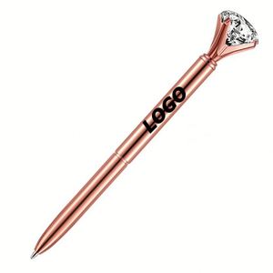 Luxury Diamond Top Metal Ballpoint Pen - Creative Promotional Gifts for Corporate Events - Product Image 1