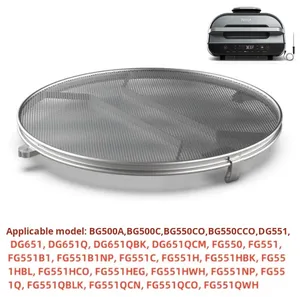 Accessoire <span class=keywords><strong>Ninja</strong></span> : Filet anti-éclaboussures double couche pour Ig600 Ig601 Ig651, passoire et égouttoir en métal pour <span class=keywords><strong>machine</strong></span> à barbecue - Product Image 3