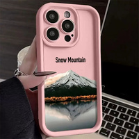Coques de téléphone antichoc Paysage Montagne pour iPhone 17 Air 16 15 Plus Pro Max 14 13 12 11 – Housse de protection arrière personnalisable avec logo