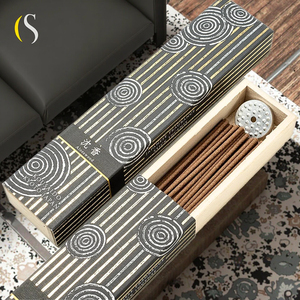 Encens Oud de luxe en gros ensemble d'encens en bambou bâtonnets d'encens fait à la main parfum doux emballage personnalisé - Product Image 1