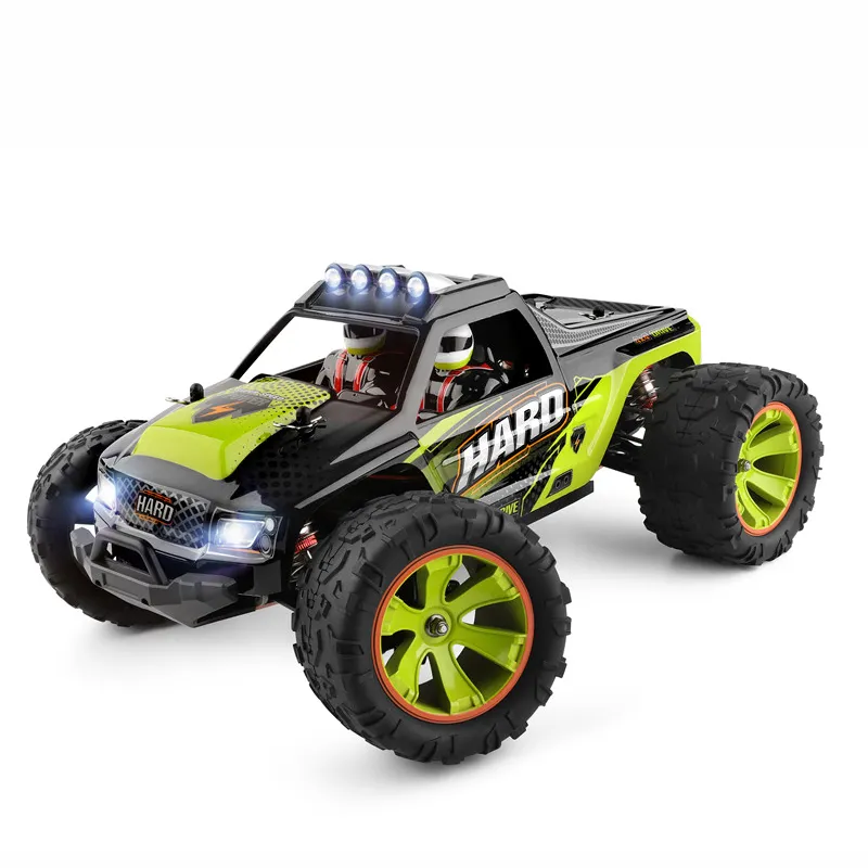 Rock Crawler Wltoys 144002 Carro De Alta Velocidade 1/14 2.4GHZ 4WD 50 KM/H Liga De Metal Chassis RC Corrida Caminhão Escovado Toy Cars Veículo