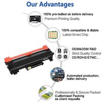TN2420 Toner Brother compatible TN760 pour imprimante Brother TN760 TN2405 TN2450 TN2445 TN760 TN29J TN2420 Cartouches de Toner