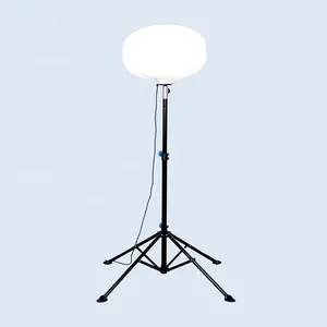 60W 100W 150W 200W 320W Mini LED Balloon Camping Lighting Tower Light Lamp With Tripod