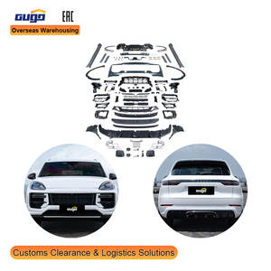 Kit carrosserie GUGO facile à installer, adapté aux <span class=keywords><strong>Porsche</strong></span> <span class=keywords><strong>Cayenne</strong></span> 9Y0.1 de 2018 à 2023, mise à niveau vers le kit carrosserie 9Y0.2 Turbo GT, ajustement parfait - Product Image 1