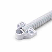 Protector de Cables Flexible Corrugado de 40cm, Impermeable, de ABS, para Cerraduras Inteligentes y Sistemas de Control de Acceso