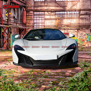 Labio Delantero de Fibra de Carbono Seca Estilo OEM para Parachoques Delantero de McLaren 650s, Accesorios y Piezas de Automóvil - Product Image 4
