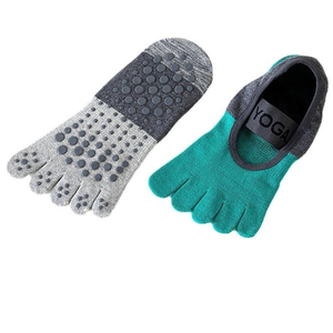 Calcetines Cortos de Yoga Antideslizantes de Cinco Dedos CZFIT para Pilates, Transpirables, de Algodón, para Todas las Estaciones, Uso en Interiores, Unisex - Product Image 2