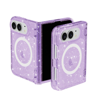Étui de protection antichoc brillant pour iPhone Duo, coque de téléphone magnétique en PC rigide brillant compatible avec iPhone Duo