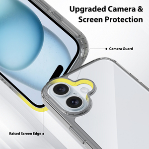 Bán buôn trường hợp điện thoại rõ ràng pha lê TPU Acrylic chống Vàng Trường hợp khó khăn cho iPhone 16 trường hợp điện thoại - Product Image 5