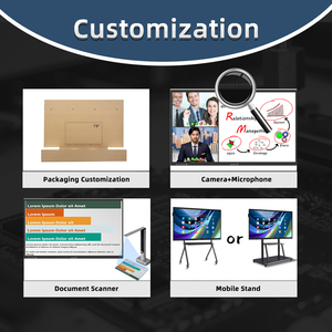 75 inch cảm ứng kép 4k khung nhôm giá rẻ hội nghị/văn phòng/cuộc họp tương tác bảng trắng điện tử kỹ thuật số cầm tay - Product Image 5