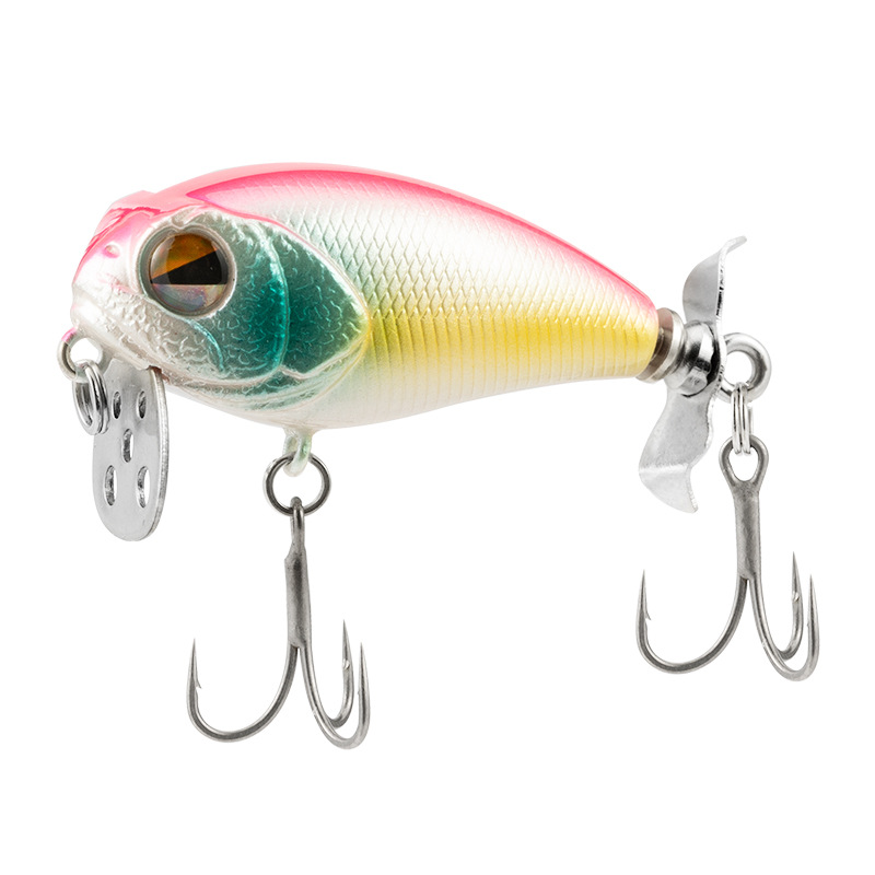 Dos rose, corps blanc.