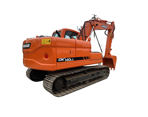 Excavatrice d'occasion d'origine coréenne en bon état Doosan DX140LC Peinture d'origine Moteur EPA Vente chaude Excavatrice sur chenilles à Shanghai - Product Image 1