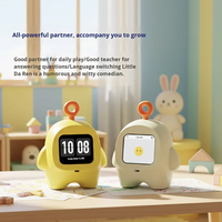 Robot horloge intelligent en gros, mignon, en ABS, avec fonctions d'apprentissage et de conversation, compagnie émotionnelle