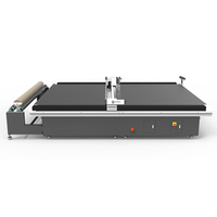 Machine de découpe de tissus pour stores Yuchon, machine de découpe rotative à couteau CNC pour bâches et toiles, alimentation automatique, traceur de découpe personnalisé