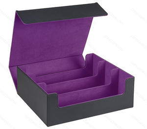 Boîte de rangement pour cartes à collectionner, boîte de rangement Dicewinder, boîte de rangement Dicewinder en cuir durable tout-en-un pour cartes de tarot, Pok-émon, TCG - Product Image 4