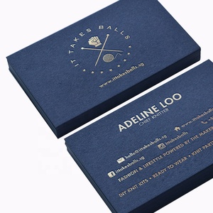 Kartu Bisnis dan kartu pos mewah kustom-stempel kertas timah, cetak timbul dengan cetakan Offset Premium - Product Image 3