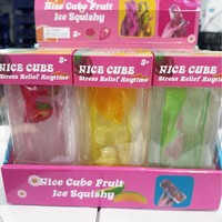 Lange strook fruit squishy speelgoed, langzaam opkomende vaseline handgemaakte stressbal, rekbare fidget decompressie sensorisch speelgoed