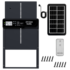 <span class=keywords><strong>Porte</strong></span> de <span class=keywords><strong>poulailler</strong></span> automatique <span class=keywords><strong>solaire</strong></span> pour ferme avicole commerciale avec minuterie verticale - Product Image 6