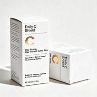 Emballage personnalisé pour pilules médicales, boîte à médicaments pour pharmacie, emballage imprimé pour produits de santé, boîte en papier pour compléments alimentaires