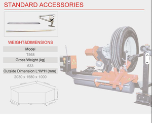 Démonte-<span class=keywords><strong>pneus</strong></span> semi-automatique <span class=keywords><strong>pour</strong></span> camions lourds - Product Image 3