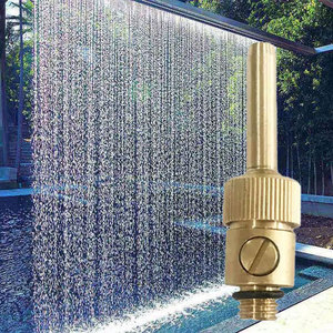 Vòi phun nước ngoài trời chất liệu đồng thau giá rẻ sản xuất tại Trung Quốc, kiểu phun tia nước nhảy múa với đèn RGB - Product Image 1