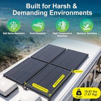 Panneau solaire monocristallin haute performance 85W 18V, module photovoltaïque pour batterie de secours extérieure