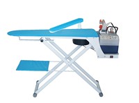 Table à repasser sous vide de haute qualité avec chauffage électrique et aspiration pour une finition parfaite des vêtements
