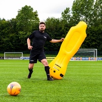 Mannequin gonflable de gardien de but de football professionnel en PVC de 0,6 mm, mannequin de football pour l'entraînement sportif