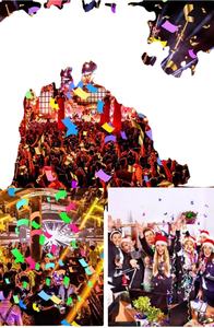 آلة تأثير مسرحي ملونة جديدة من AY ، ديكور حفلات دي جي لحفلات الزفاف وأعياد الميلاد ونادي البار ، عرض مسرحي ، ورق حلويات مثبط للهب - Product Image 4