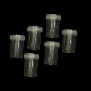 Vaso de Recolección de Muestras de Heces Desechable Wei Hong con Tapa de Rosca, 40 ml, Transparente, Esterilizado, Empaquetado Individualmente - Product Image 2