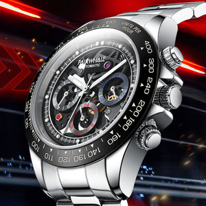 <span class=keywords><strong>Montre</strong></span> squelette multifonction de luxe pour homme Mark Fairwhale, verre traité, montres mécaniques automatiques pour homme - Product Image 1