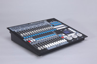 Console de lumière de scène 1024 dmx, contrôleur d'éclairage à tête mobile avec étui de transport