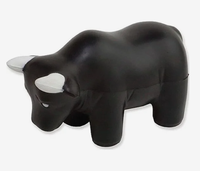 Balles anti-stress personnalisées en forme de taureau, impression de logo promotionnel, cadeaux publicitaires, fournitures de bureau