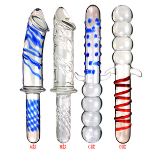 Hersteller Großhandel Große Transparente Wasserdichte Glas-Dildos Simulationspenis Erotische Weibliche Masturbation Erwachsenen-Sexspielzeuge - Product Image 1