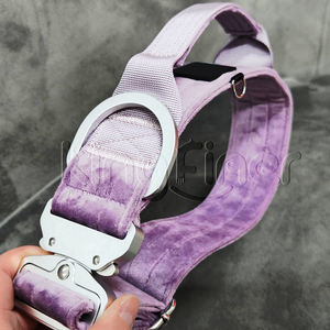 Collar Táctico de Nailon Resistente para Perro, Personalizado para Invierno, Ligero, de Aluminio, con Acolchado de Terciopelo y Felpa, Ajustable - Product Image 4