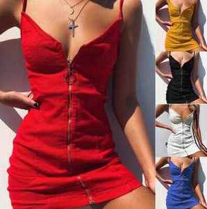 Europa e America ring zipper bag hip sexy strap dress 2023 summer new women's clothing wholesale - Product Image 3
