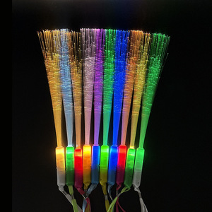 Bâtons lumineux à fibres optiques – Éclairage nocturne LED pour fêtes, mariages, concerts, Noël, Halloween – Réutilisables, colorés, à piles - Product Image 4