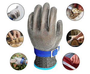 ถุงมือกันบาดทำจากลวดสแตนเลส 316 และตัวแทนจัดซื้อถุงมือโลหะ ตัวแทน 1688 - Product Image 1