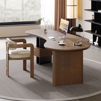 Bureau en bois massif, table longue de style antique pour salon, bureau, atelier, table de travail, table de salle à manger pour la maison et la chambre