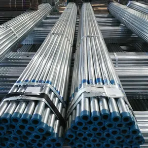 GI Steel Pipe Tube Round Hot Dip Galvanized Welded Steel Pipe For Scaffolding Tubes