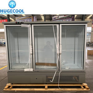 דלתות זכוכית תצוגה מקרר מסחרי משקאות מקרר - Product Image 6