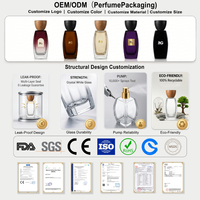 Emballage OEM, pot en acrylique de luxe vide, bouteille en verre transparente, coque carrée, couvercle en pyramide dorée, bouteille en verre pour soins de la peau