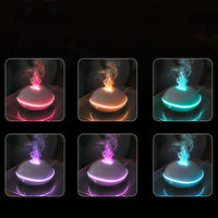 Diffuseur électrique ultrasonique de flamme de bureau de nouveauté d'usb de 2025 200ml pour des cadeaux de maison et d'anniversaire