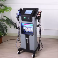 Appareil de microdermabrasion Hydra Beauty à jet d'oxygène pour vente directe, 10 poignées, fonctions hydratantes, rajeunissement de la peau, nez, US/EU