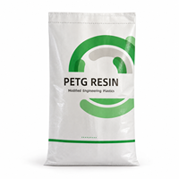 Sac tissé en PP laminé BOPP de 25 kg avec doublure en PE, imperméable, pour emballage de granulés de résine et produits chimiques, vente en gros