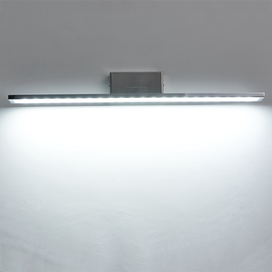 Smart LED Dimmable Touch Control Chrome Finish <b>Mirror</b> Lamp Shadow-Free Color-Changing <b>Light</b> Modern Design Luxury <b>Bathroom</b> Salon - Product Image 6